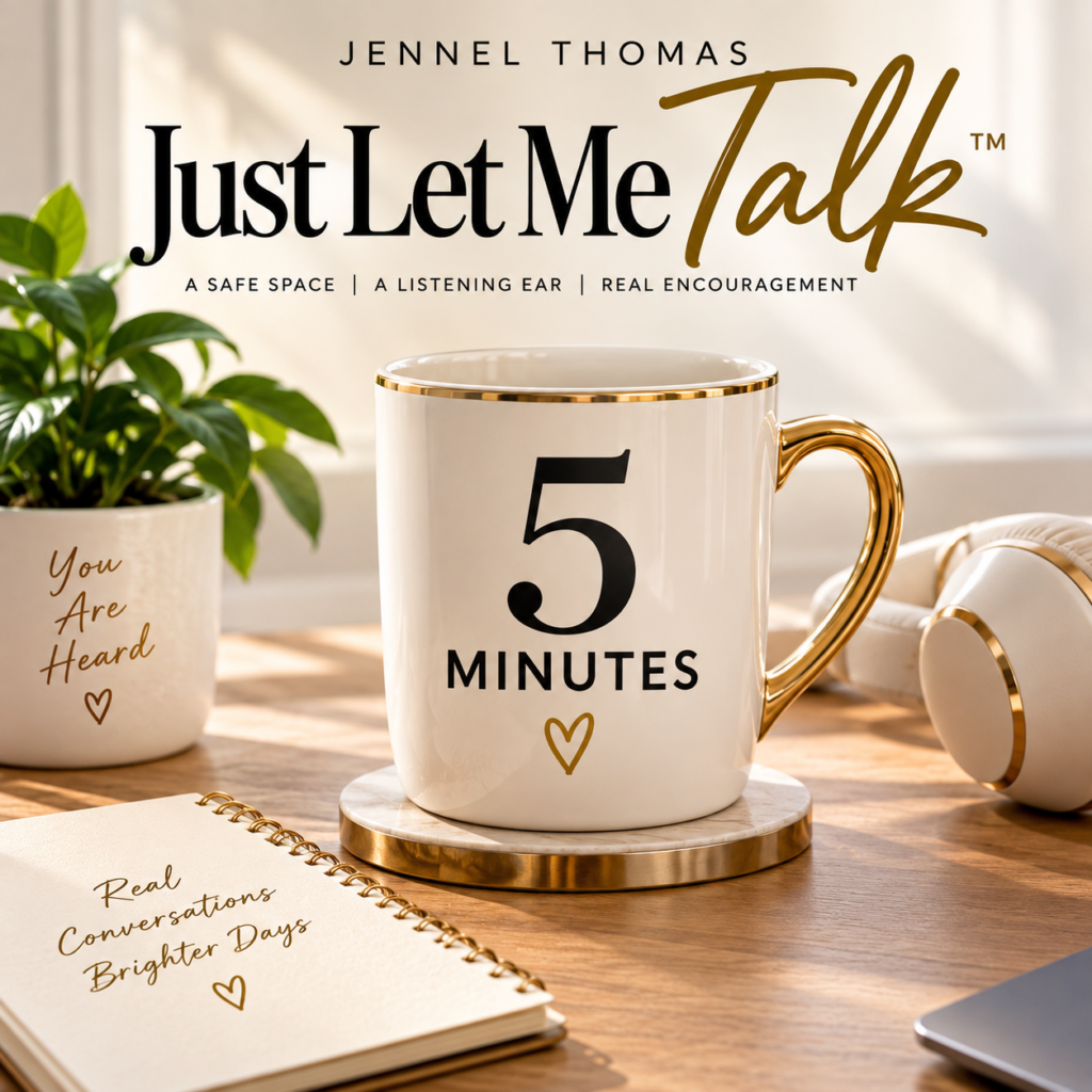 Just Let Me Talk™ listening service — 5-minute one-on-one listening session with Jennel Thomas.