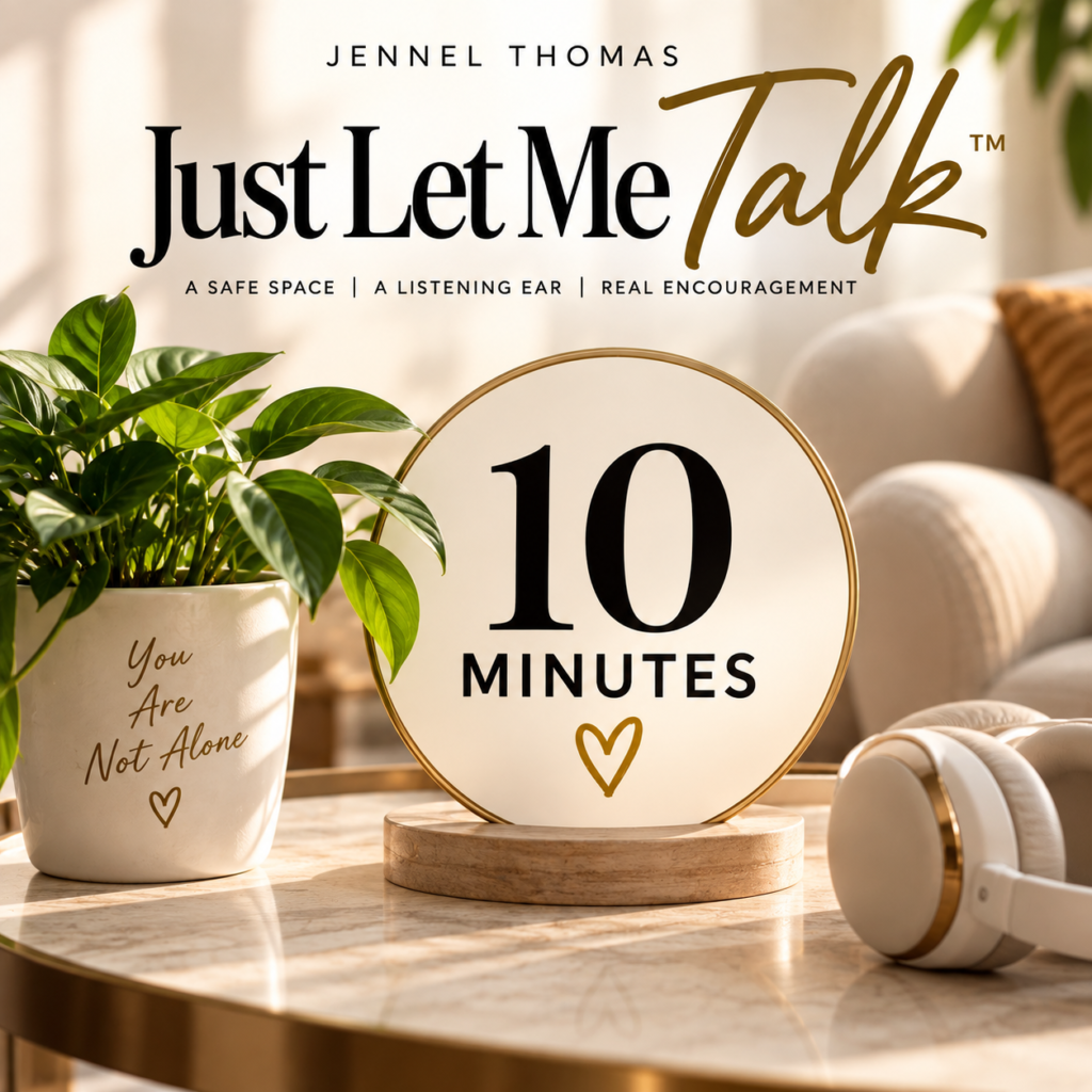 Just Let Me Talk™ listening service — 10 minute one-on-one listening session with Jennel Thomas.